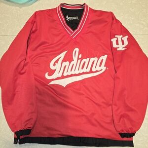 Vintage Indiana University IU pullover  jacket